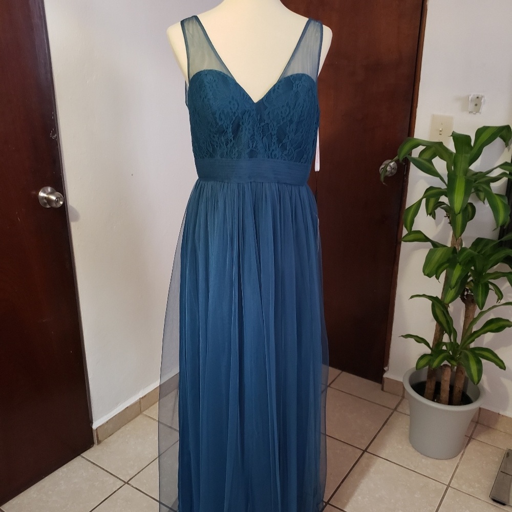 Navy Blue Evening Dress